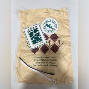 Vintage Pebble Beach Golf Bag Tags